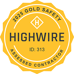 2025 Gold Safety Highware logo